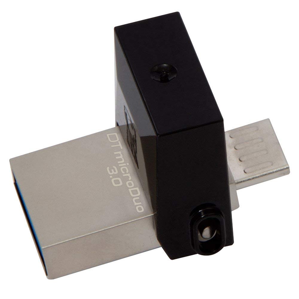 Kingston DTDUO3/32GBCR - Memoria USB 3.0 (32 GB, DT MicroDuo, con microUSB)