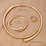 Zoom IMG-1 cubahop geometrico metallo choker collane Zoom IMG-1 cubahop geometrico metallo choker collane