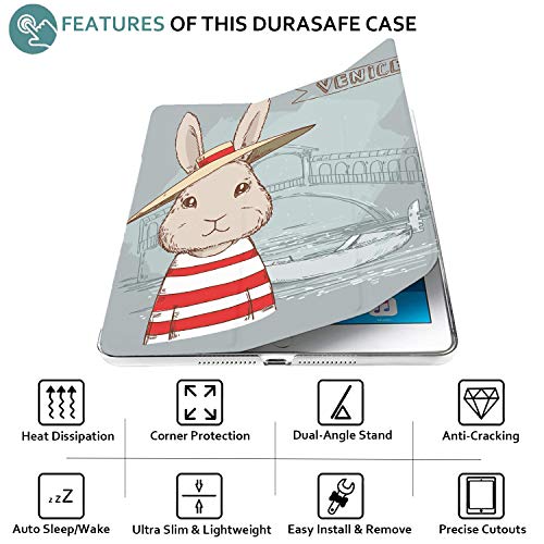 Image of DuraSafe Cases for iPad 2015 Pro 12.9 1st Gen Printed Case A1584 ML0F2HN /A A1652 ML0N2HN /A ML0R2HN /A ML0V2HN /A ML0U2HN /A ML0T2HN /A ML3Q2HN /A ML3N2HN /A ML3K2HN /A ML2J2HN /A ML3R2HN /A - Bunny Hat