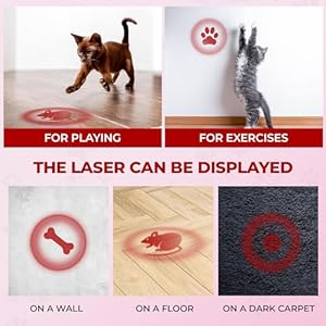 OANTOO-Cat-Toy-Dog-Toy-Wall-Image-Projector-Indoor-Interactive-Cat-Toy-with-5-Different-Designs-Ideal-for-Dog-Cat-Kitten-Puppy-White - Cucciolini Doodles OANTOO-Cat-Toy-Dog-Toy-Wall-Image-Projector-Indoor-Interactive-Cat-Toy-with-5-Different-Designs-Ideal-for-Dog-Cat-Kitten-Puppy-White