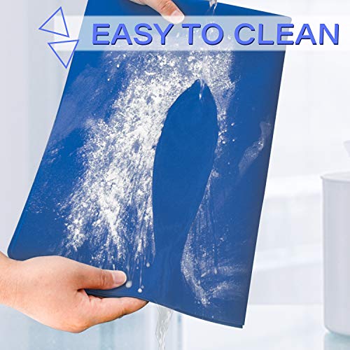 Silicone Mat Navy Blue 27.6 x 19.7 inches, Gartful Silicone Crafts Sheet for Resin Arts, Casting Molds Mat, Countertop Protector, Placemat Large Table Mat Desk Saver Pad, Nonstick Nonskid Heat-Resistant - Thumbnail 7