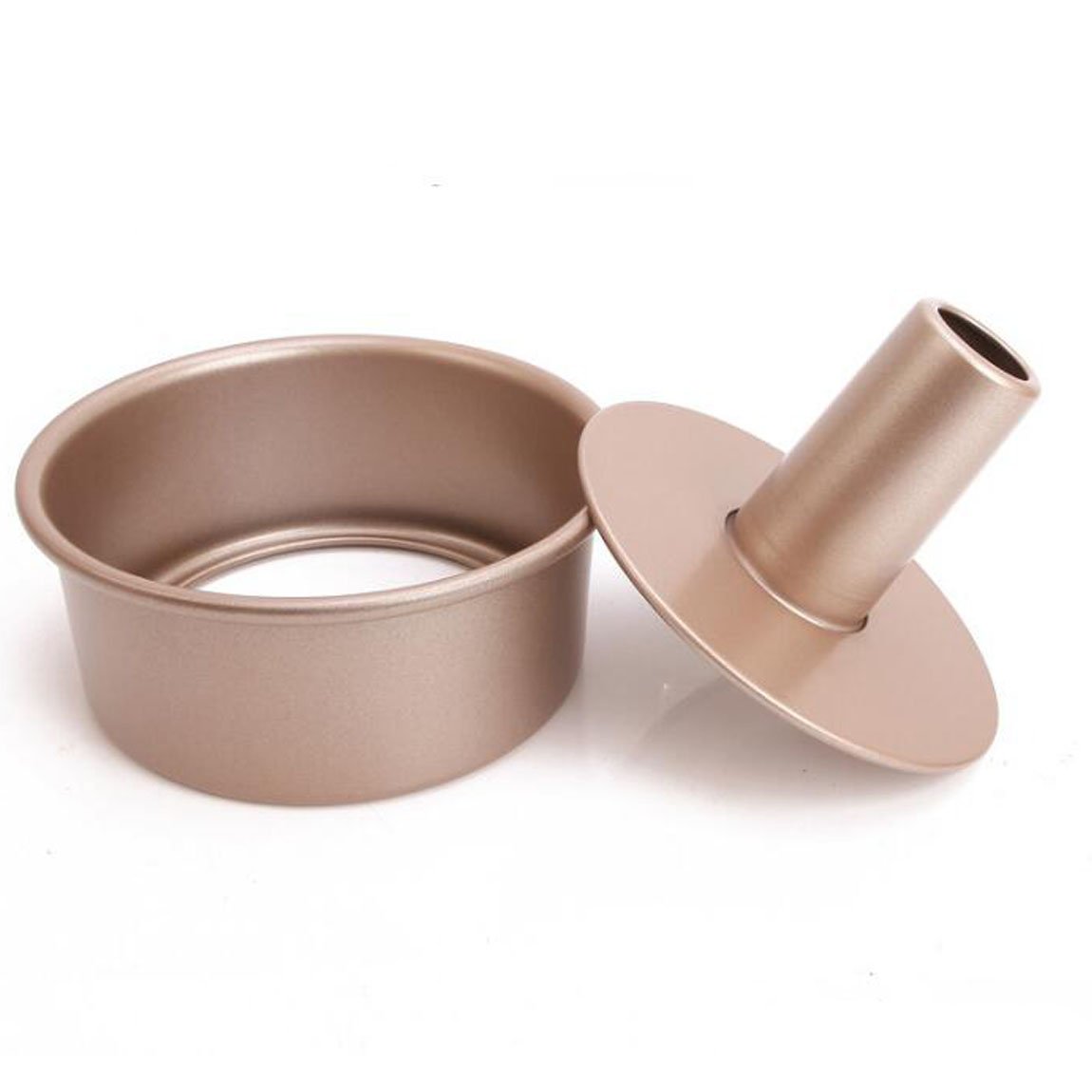 CANDeal 6 pouces 15cm Profond Moule à Savarin Gâteau, Fond Amovible, Antiadhésif