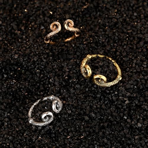 Image of AYWVRBST Wukong Tightening Curse Ring, Metal Ring, Theme Game Copy Ring, Festival Gift, Game Enthusiast Ring, Wukong Theme Ring (Golden)