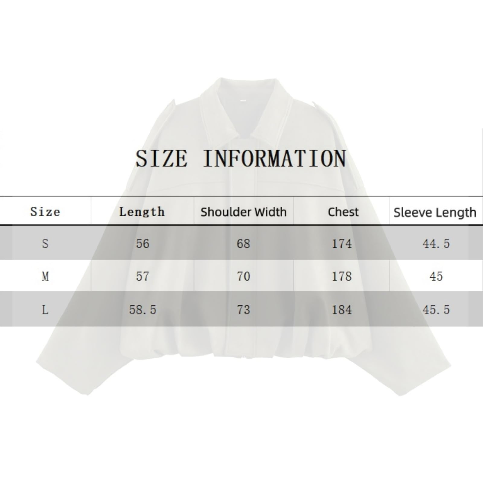 Generisch Chaqueta bomber de ante sintético para mujer, abrigo corto con cremallera y solapas, chaqueta de motociclismo de gran tamaño, estilo casual