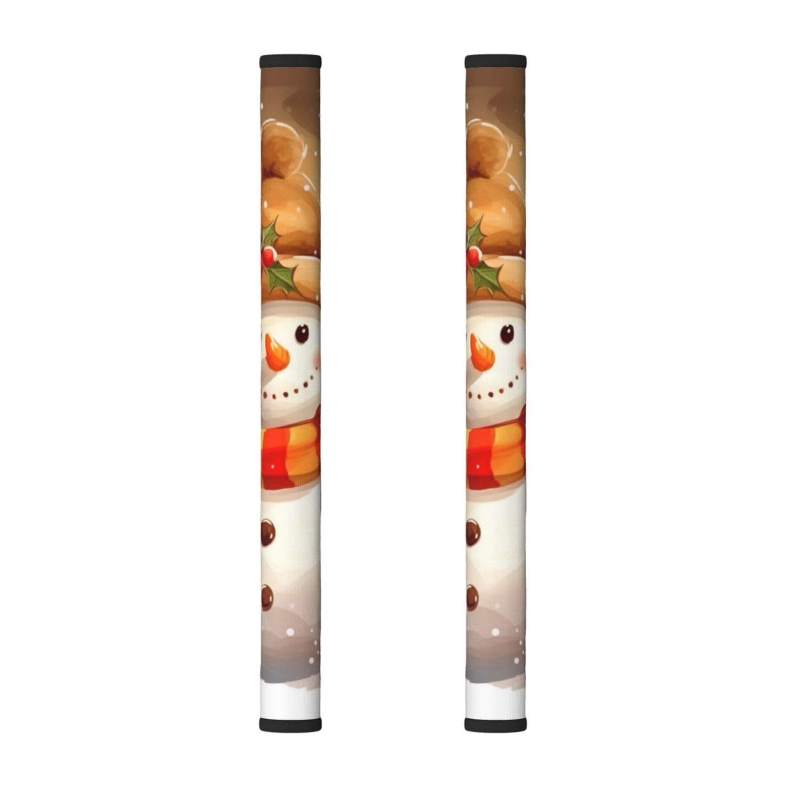 VGFJHNDF Refrigerator Door Handle Covers 2-Pack, Christmas Snowman Printed Protect and Decorate for Fridge Ovens Dishwashers