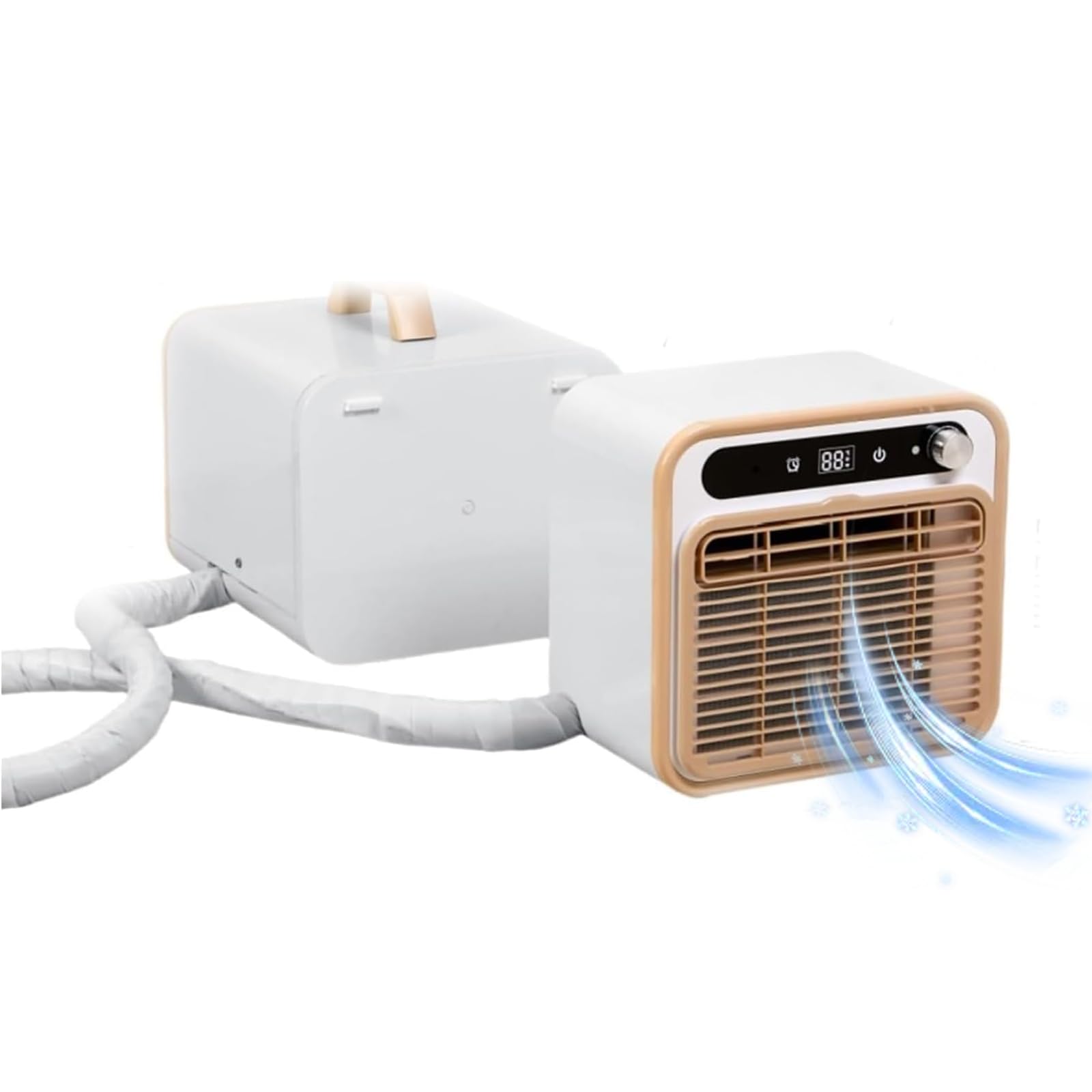 ZHENYUWANG Portable Mini Air Conditioner, Bedside Air Conditioner 1.5-meterconnectingpipe