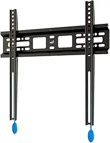 ELG, N01V4, Suporte Fixo de Parede para TVs de 32' a 77', Compatível com TVs Curvas e Planas, Feito em Aço Carbono, Suporta Até 50kg, Preto