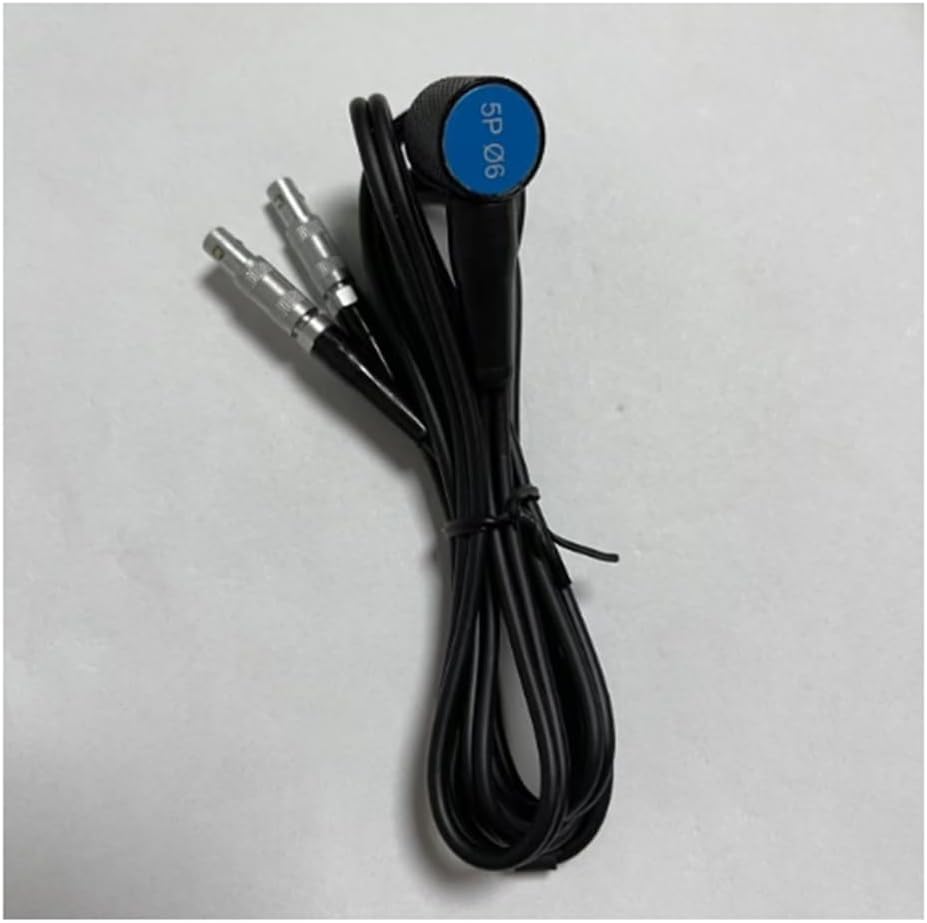 Sonda per misuratore di Spessore ad ultrasuoni, trasduttore per Cavo, Diametro 10 mm/5 MHz, Installazione Facile, 6 mm/5 MHz