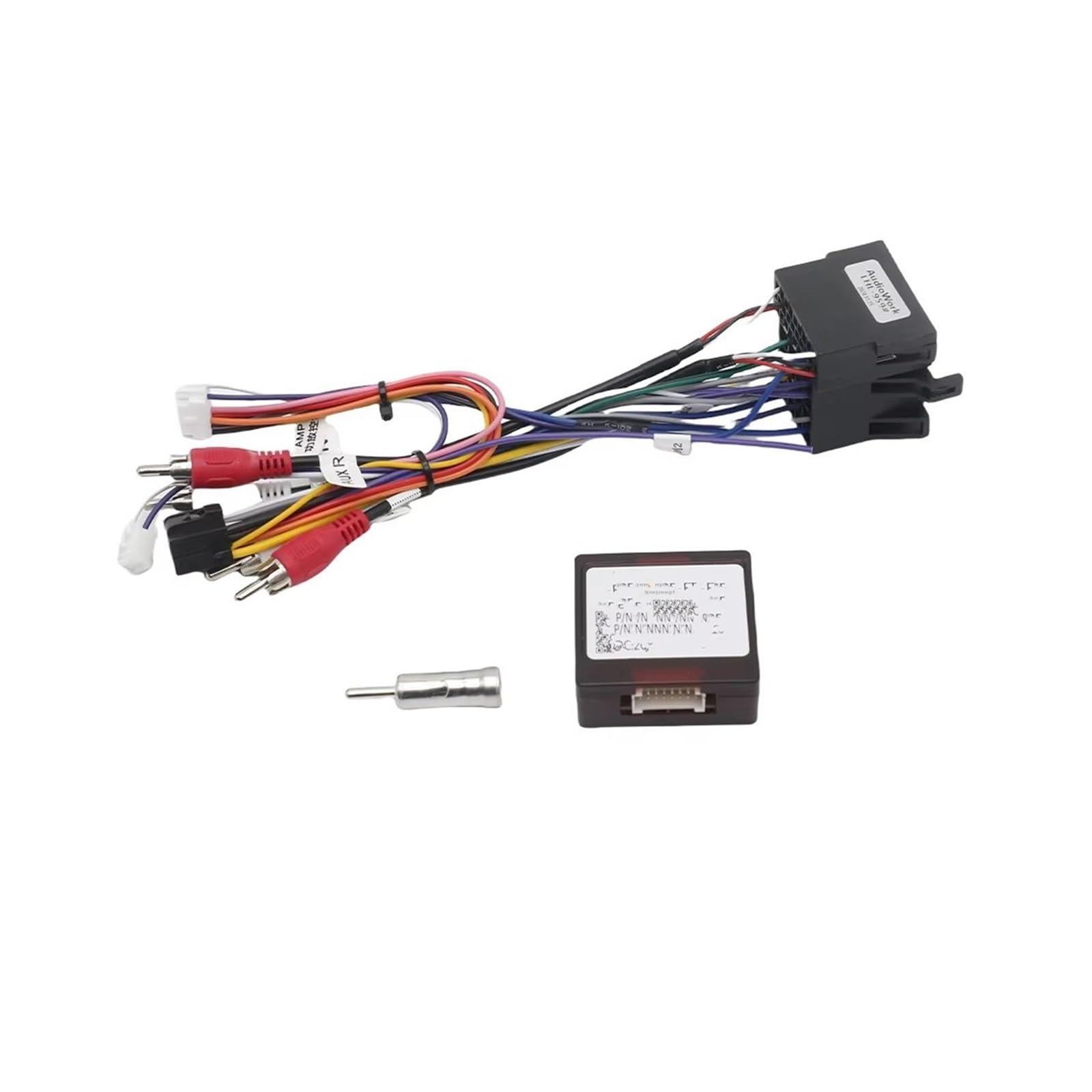 Pannello Radio 16pin Per Fiat Per Doblo 500L Per Bravo 2008-2014 Cablaggio Adattatore Canbus Box Decoder Android Radio Cavo Alimentazione Mascherine Telaio Veicoli(Cable Canbus)