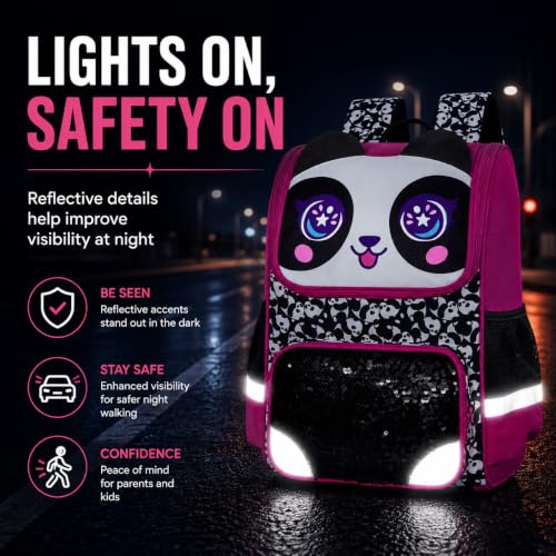Image of KLFVB 3PCS Backpack for Girls and Boys, 15 inch Unicorn Dinosaur Bookbag with Lunch Box, Kids Preschool School bag