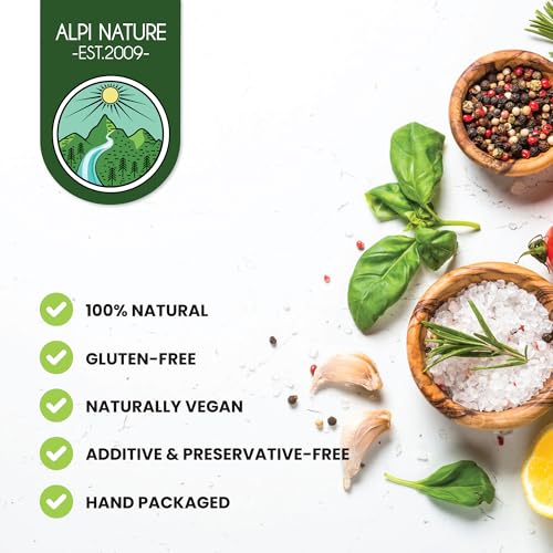 Alpi Nature Fleur de Sel Salz Flocken 400g, Meersalz Кristalle 0.5-2mm aus Südafrika für die Gourmetküche