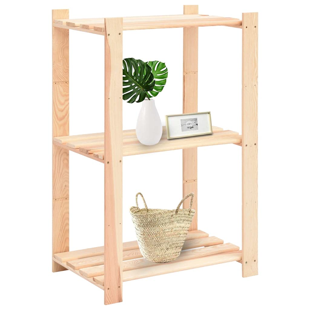 Générique Étagères de Rangement à 3 Niveaux 5 pcs 60x38x90 cm Pin 150 kg,Entreprise & Industrie,Stockage Industriel,Étagères industrielles,3051123