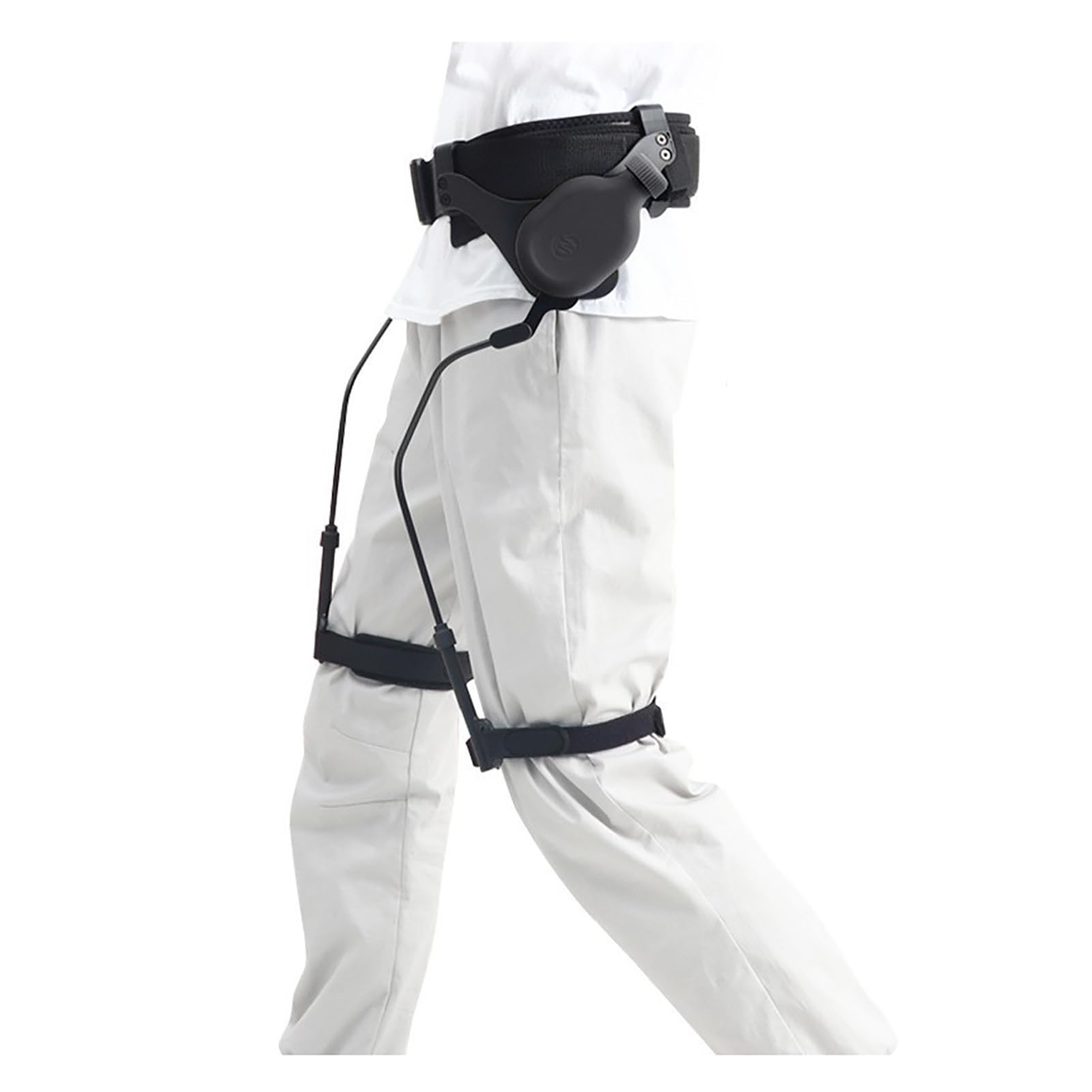 Esoscheletro bionico indossabile per Camminare, Assistenza alla Camminata del 30%, ausili bionici Regolabili per Camminare, per Escursionismo/Turismo/Alpinismo/Gite Left Leg S