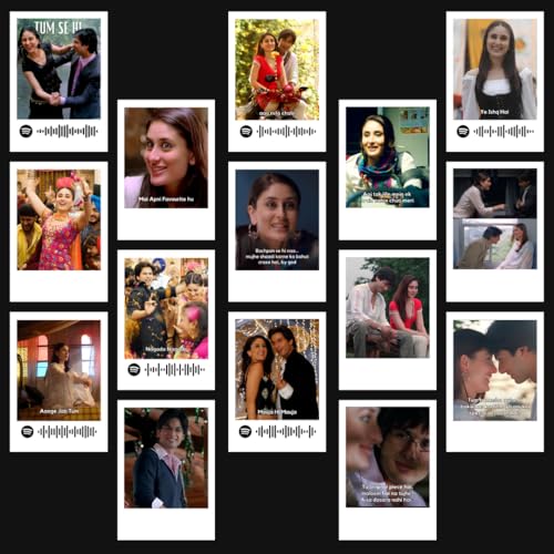 Image of Funk You Store Jab We Met Mini Poster Kit (Set of 15) | OG Bollywood Movie Polaroids Size (8 x 6 cm) Posters for Phone Accessories, Bedroom, Office, Living room, room decoration (Jab We Met)