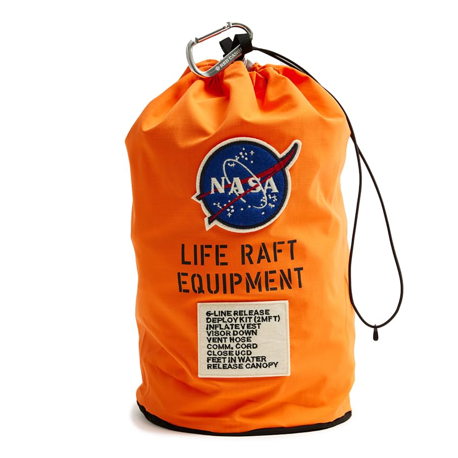 NASA Ripstop-Tasche, Orange, Orange/Abendrot im Zickzackmuster (Sunset Chevron), Standard, Standard