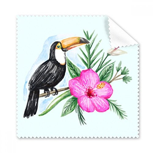 Oiseau Tropical tissu lunettes microfibre anti-traces pour écran 5pcs
