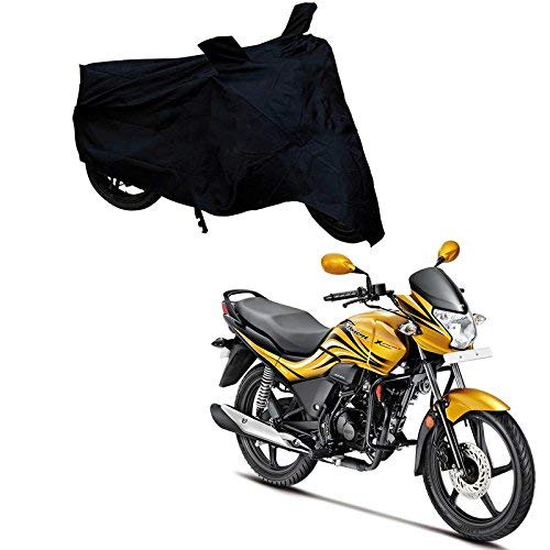 AdroitZ Black Polyester Two Wheeler Cover_3071 | Black | Cover for Two Wheeler