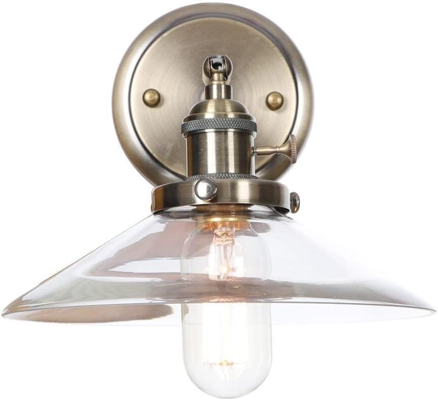 Miniatura 5 de Wall Lamps Glass Loft Wall Lamp Lights Retro Industrial Wall Lighting Fixtures Edison Lantern Compatible Bedroom Living Room LED