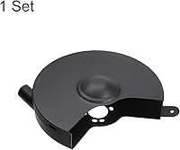 Vista 3 de HARFINGTON Cubierta interior y exterior de rueda para amoladora de banco, cubierta de protección izquierda de 9.84 pulgadas, de acero al carbono