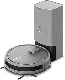 Electrolux Robô Aspirador de pó 4 em 1 Wi-Fi MOP Passa Pano Seco e Úmido até 1h40 de Bateria App Mapeamento Laser Inteligente e Base Carregamento e Autolimpante Sensor Antiqueda Experience ERB80 220V