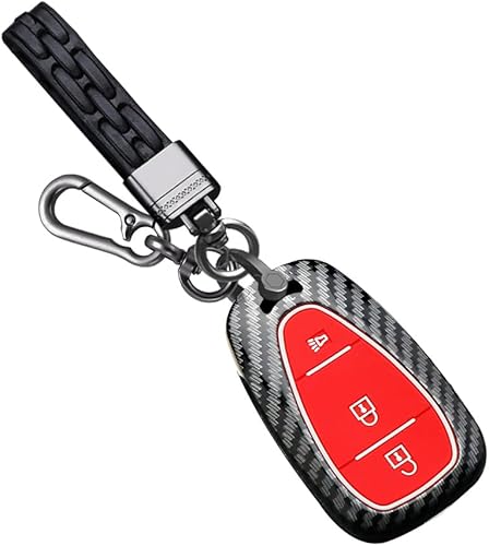 Miniatura 10 de HIBEYO Funda para llavero de 3 botones para Chevrolet Onix Equino Orlando Cruze Spark Sonic Camaro Volt Bolt Trax Malibu Blazer Traverse con