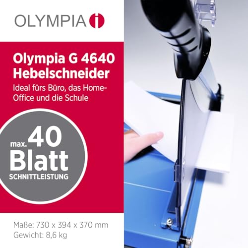 Coupe de levier Olympia G 4640 DIN A3 pour papier grand format - 2