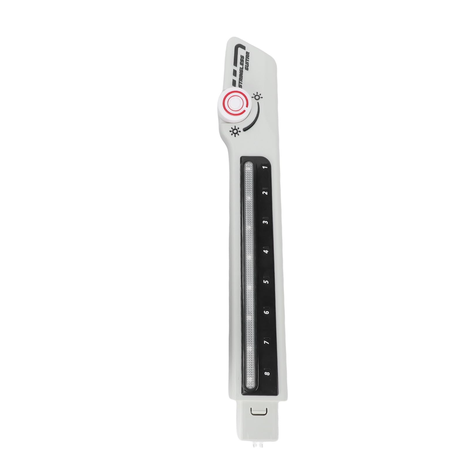 PUSOKEI Giocattolo per Chitarra Bluetooth per Bambini | Strumento Musicale Elettrico Pieghevole Senza Corde per Bambini (WHITE)