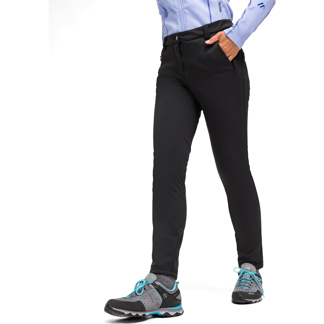 Maier Sports Lapilli W, Damen Wanderhose, Wasserabweisende Outdoorhose für Trekking und Hiking, Enganliegender Schnitt, PFC-frei, stormprotec- & Dryprotec Technologie