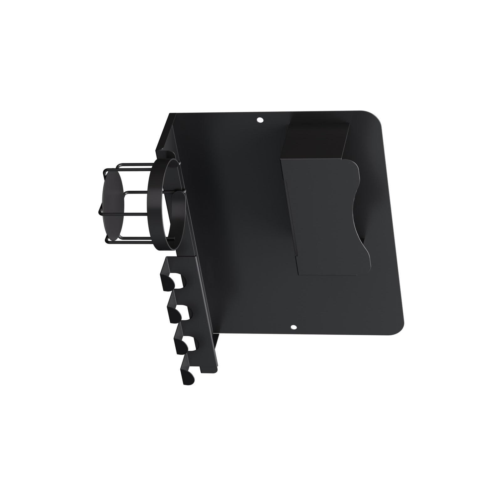 Msioytog Compact Bedside Storage Rack Designed with Spacious Cup Holder and Multiple Item Organization Simple Bedside Shelf