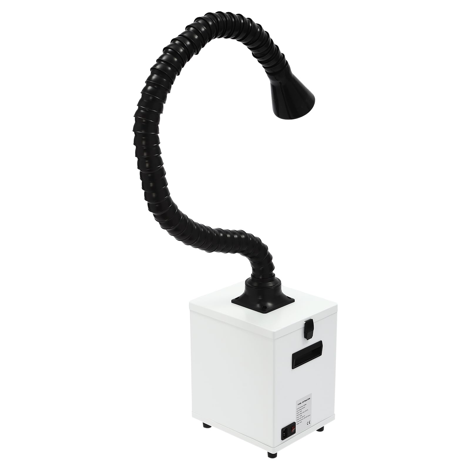 Extractor de humos para soldadura y grabado, 150 W, volumen máximo de aire 258 m³/h, bajo ruido, 99,97% de eficiencia para eliminación de humo y humos