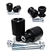 Shogun Honda CBR1000RR CBR 1000 2008 2009 2010 2011 2012 2013 Black Complete Frame Slider Kit Includes Frame Sliders Swing Arm Spools and Bar Ends - 755-3929 - MADE IN THE USA