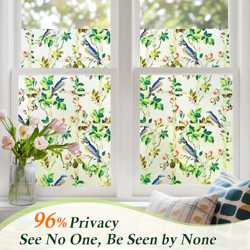 Film décoratif pour fenêtre anti UV et brise-vue givré 60x200 - 3