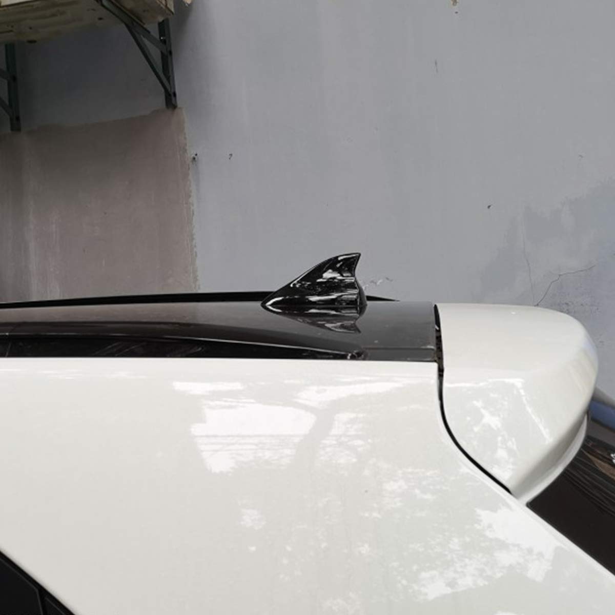 Ramble-Super Car Shark Fin Cover Antenna For Nissan Qashqai Accessori Ricambi Auto SUV Funzionale Singal Antenne Sostituzione per Nissan Qashqai J11 J10 J12 (Avanzato Stile, Nero)