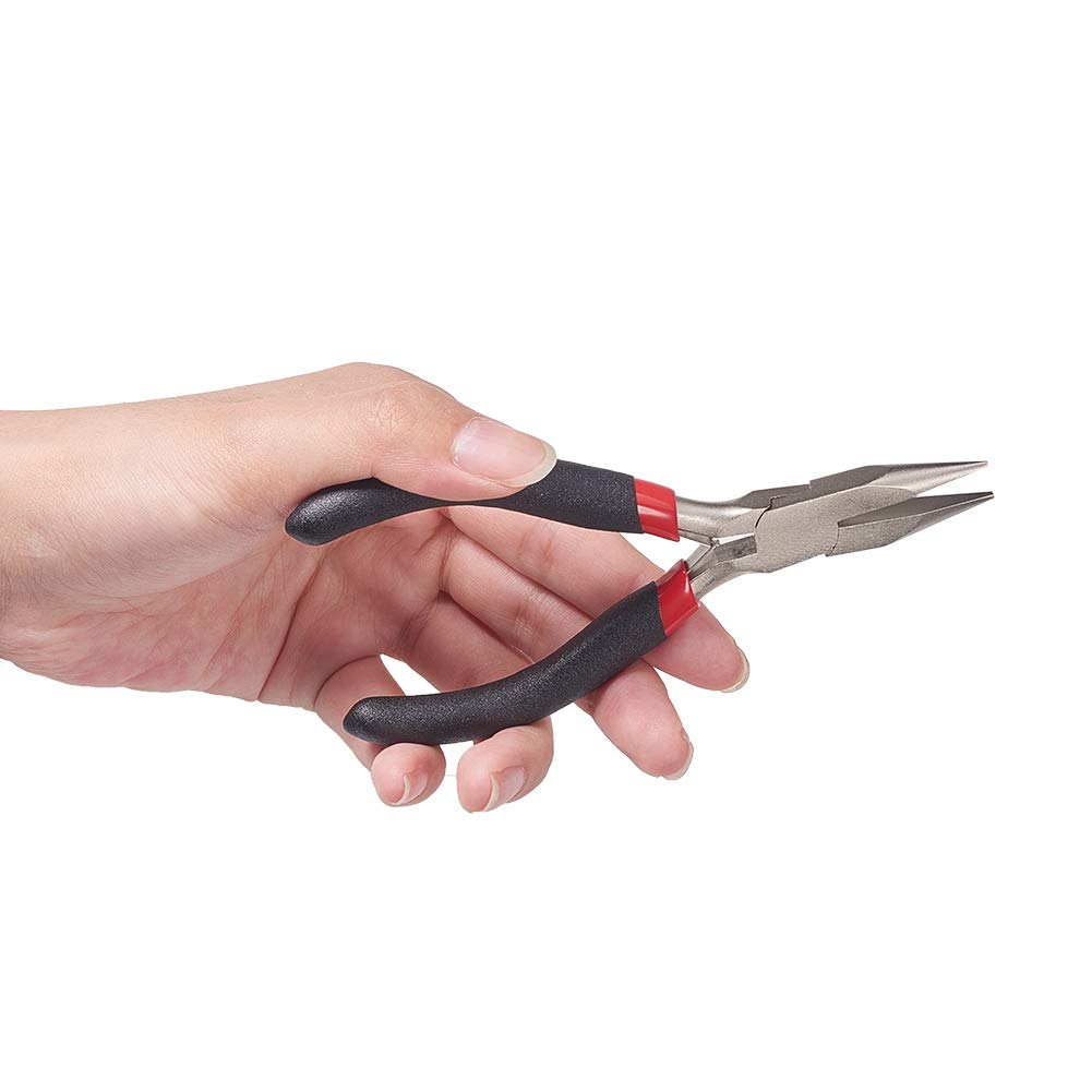 Set 3 Pinze Per Bigiotteria H&S | Cromate | Con Manici In Gomma | Per Creazione Gioielli Fai Da Te - Foto 6