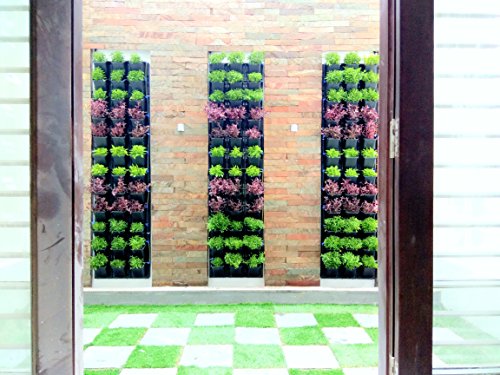 Image of Garden Vertical Hook Pot, 10 Pcs, Black Colour