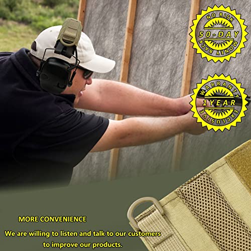 Prohear Hc01 Headset Cover Tactical Advanced Earmuffs Modular Cover Fit For 3M Worktunes Peltor Howard Leight Impact Walkers Razor - Desert #TOP4