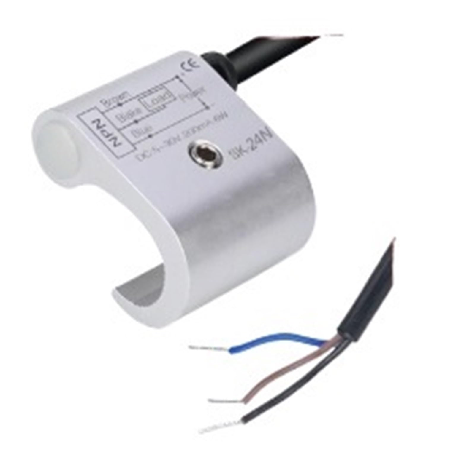 Interrupteur magnétique cylindrique SK-24-NPN diamètre 63 pour automatisme industriel 3 fils