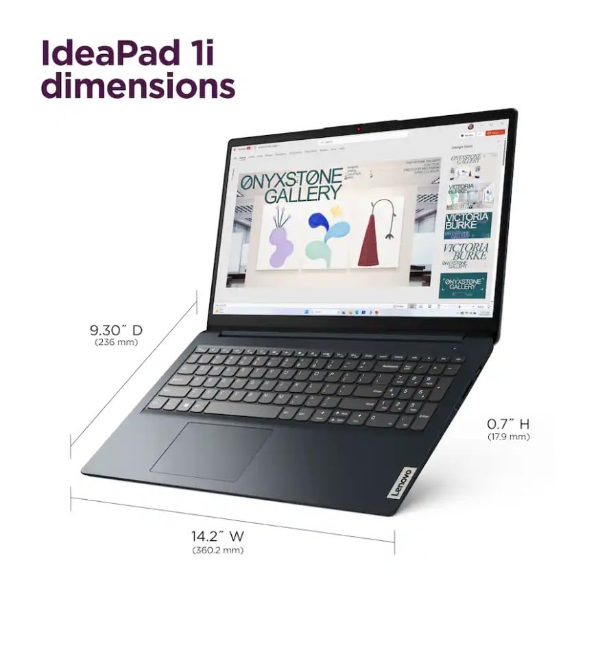 Image of Lenovo 2026 IdeaPad 1i 15.6 inch FHD Touchscreen Laptop,with Lifetime Office,13th Gen Intel Core i5-1335U,16GB RAM, 256GB SSD,Intel Iris Xe Graphics,Win 11 Pro Wi-Fi 6,10 Hr Battery Life Cloud Grey