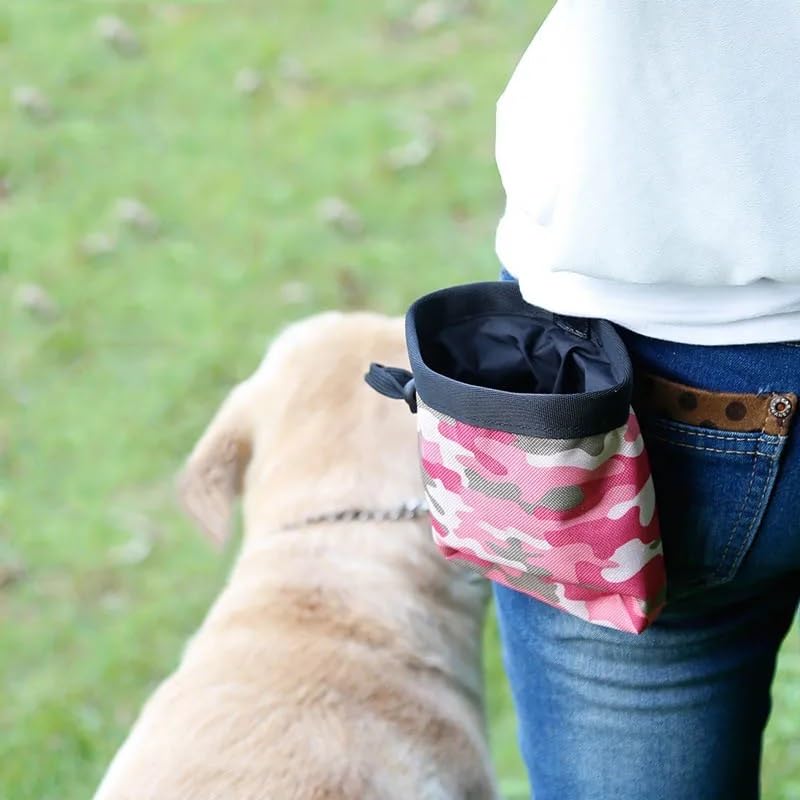 Pochette de collation de dressage de chien portable Sac de taille de dressage de chien Sac de collation de récompense for chien Pochette de collation de promenade de chien Sac de taille de récompense