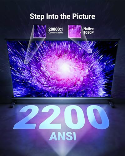 Portable Smart Projector 4K Support