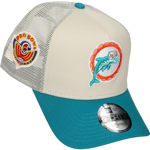 New Era 9forty A Frame Trucker Cap Miami Dolphins Retro - vue 3