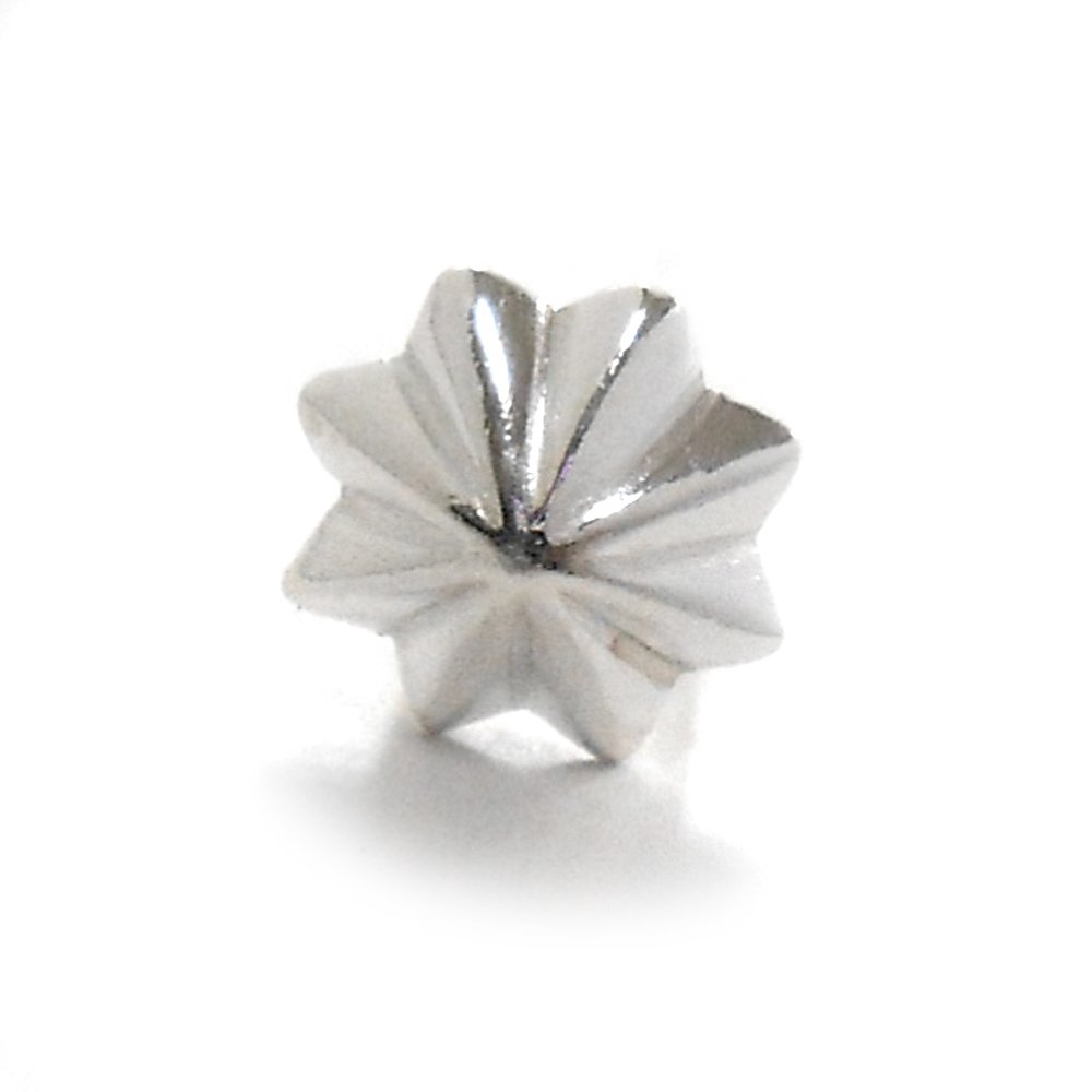 Amazon.co.jp: アポロ コンチョ スタッズ シルバー SV 8角 八角 脚付き  