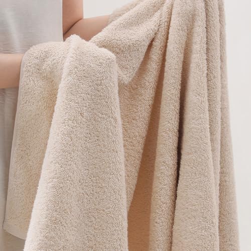 Serviette de bain en coton pour le séchage du corps à la maison