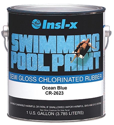 COMPLEMENTARY COATINGS CHL RB PP CR2623092-01 INSL-X Ocean Blue Chlorinated Rubber Swimming Pool