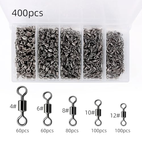 Set de accesorios para pescar con 200 piezas variadas miniatura 6