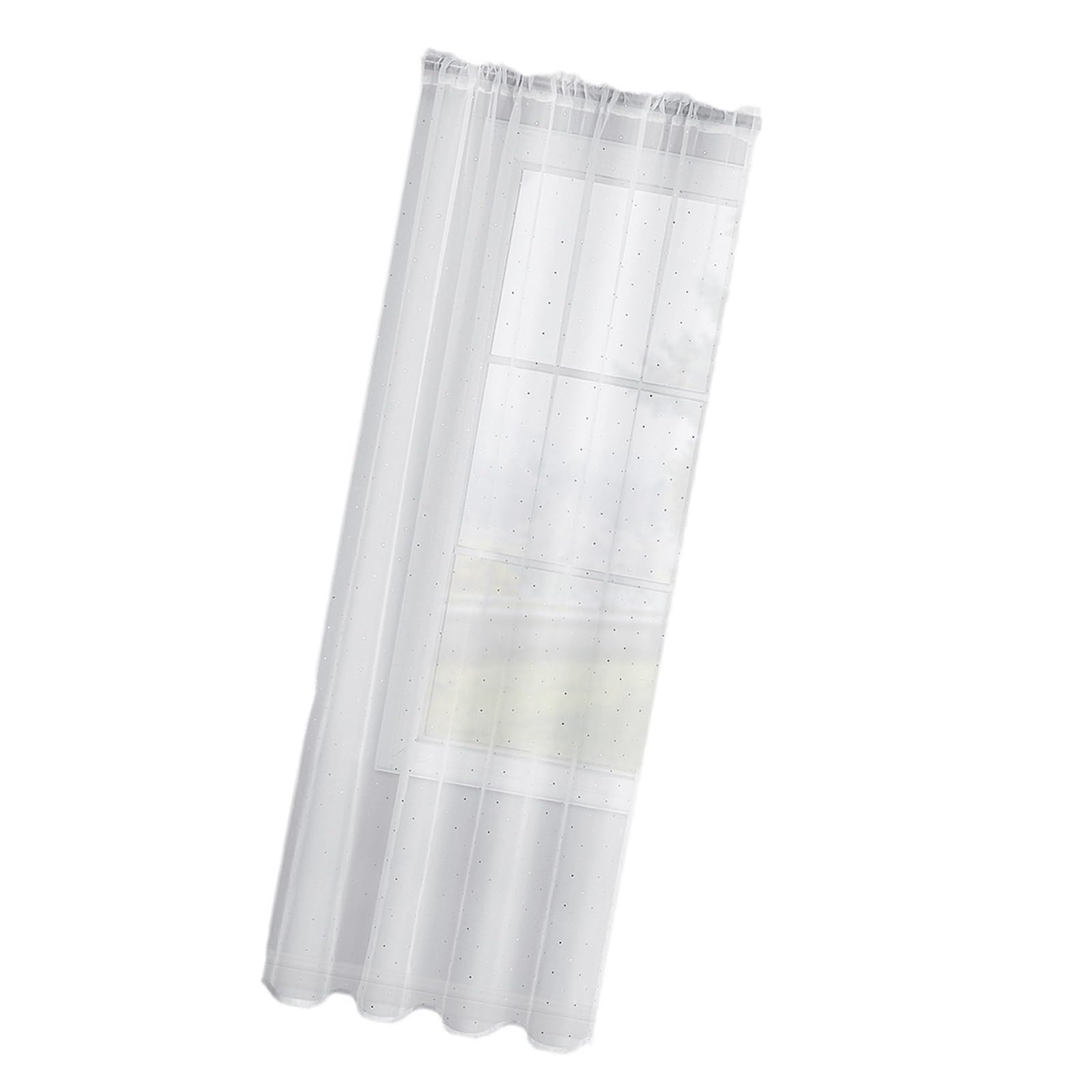 Buxuaaaa Blackouts Curtains with Silver Dots 1Panel for Bedroom Living Room and Study Privacy Window Drape