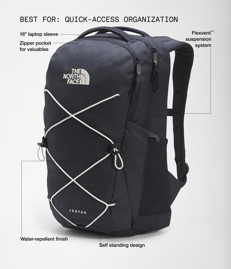 Image of The North Face Jester Laptop Pack, Aviator Navy Lt Hth, OSFA