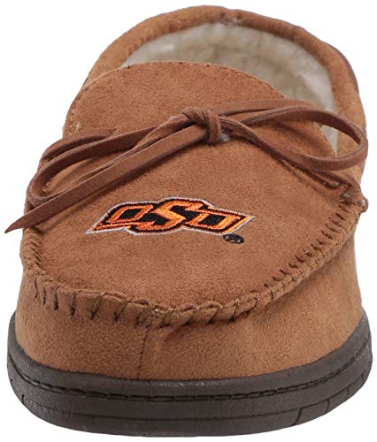 Image of FOCO NCAA Mens NCAA College Team Logo Moccasin Slippers
