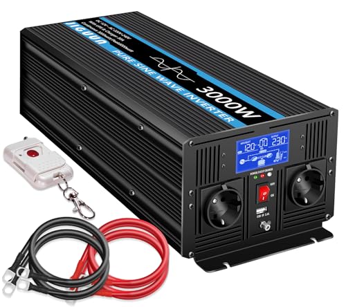 Convertisseur 12V 220V Pur Sinus idéal pour l'autonomie en camping-car et site isolé