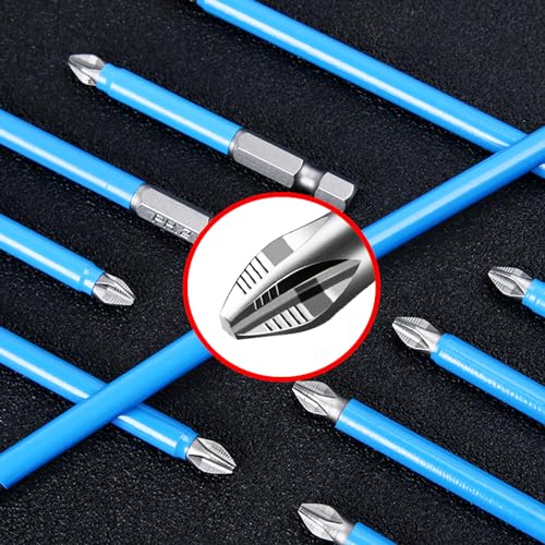 Qrity 6 PCS Magnetic Phillips Screwdriver Bit, PH2 Magnetic Driver Bits - Image 4